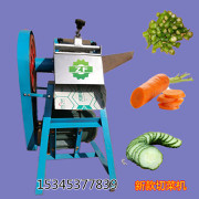 莲藕切片机械及多种蔬菜加工设备 高效半自动切菜机全解析